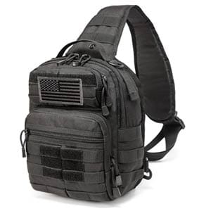 crazy ants tactical sling bag rover molle pack shoulder sling backpack