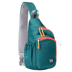 lecxci small outdoor chest sling shoulder bag