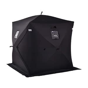 gymax ice shelter waterproof fishing tent portable ice tent